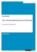 Text- und Sprachgestaltung in der Werbung