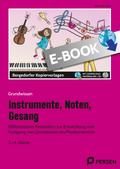Instrumente, Noten, Gesang