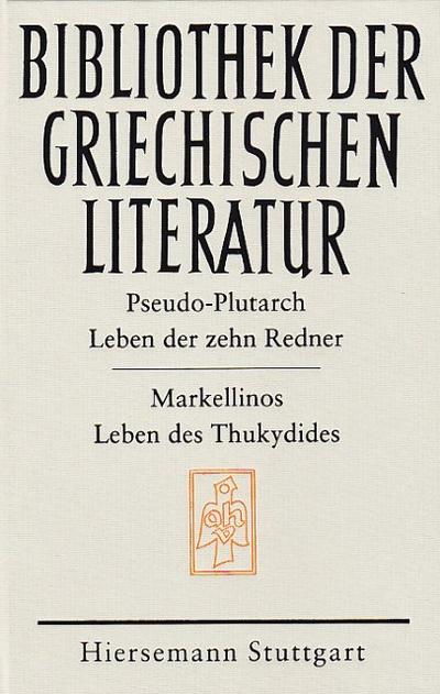 Leben der zehn Redner/Leben des Thukydides