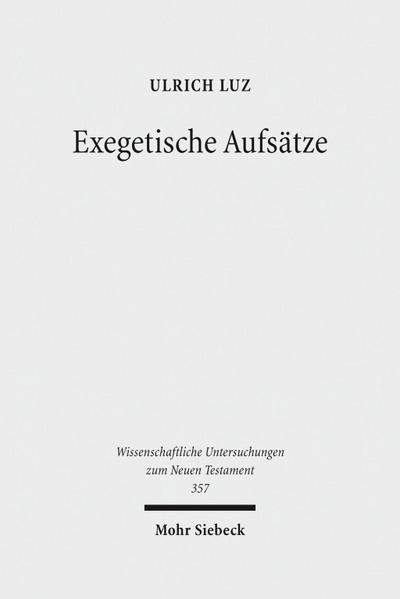 Exegetische Aufsätze