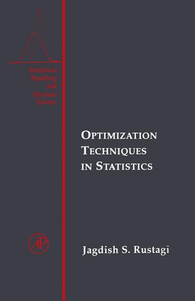 Optimization Techniques in Statistics
