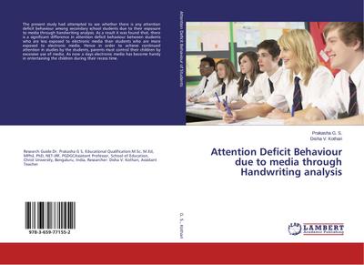 Attention Deficit Behaviour due to media through Handwriting analysis