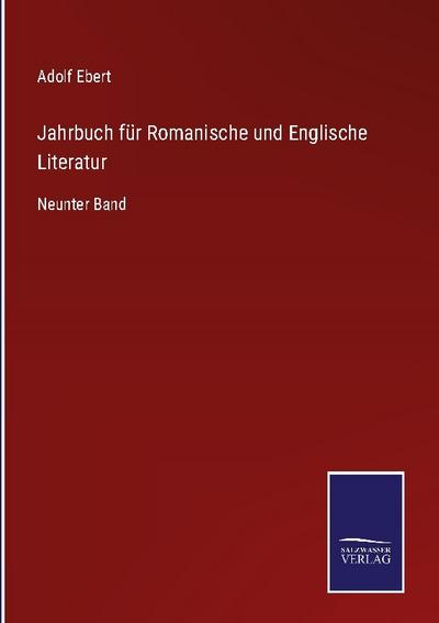 Jahrbuch für Romanische und Englische Literatur