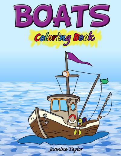 Boats Coloring Book