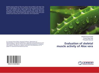 Evaluation of skeletal muscle activity of Aloe vera