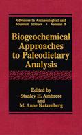 Biogeochemical Approaches to Paleodietary Analysis