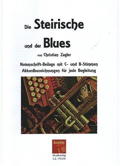 Die Steirische und der Bluesfür 1-2 Melodieinstrumente in C- und B- Stimmung