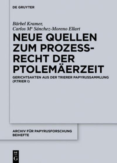 Neue Quellen zum Prozeßrecht der Ptolemäerzeit