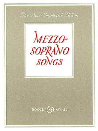 The New Imperial Edition, Mezzo-Sopran Lieder, Gesang und Klavier