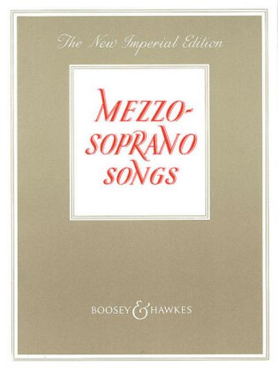 The New Imperial Edition, Mezzo-Sopran Lieder, Gesang und Klavier