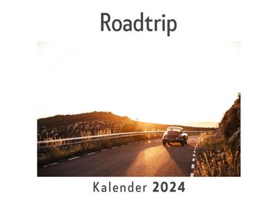 Roadtrip (Wandkalender 2024, Kalender DIN A4 quer, Monatskalender im Querformat mit Kalendarium, Das perfekte Geschenk)