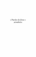 Les paroles de Jesus