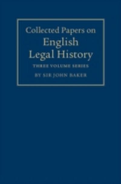 Collected Papers on English Legal History