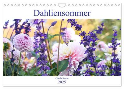 Dahliensommer (Wandkalender 2025 DIN A4 quer), CALVENDO Monatskalender