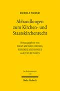 Abhandlungen zum Kirchen- und Staatskirchenrecht