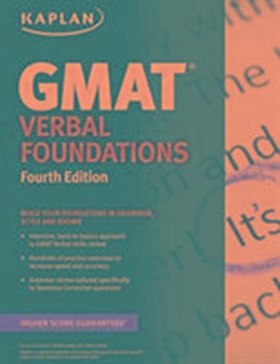 GMAT VERBAL FOUNDATIONS 2016