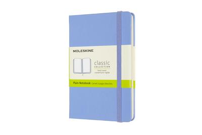 Moleskine Classic, Notizbuch Pocket/A6 Blanko, Hortensien Blau