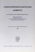 Literaturwissenschaftliches Jahrbuch
