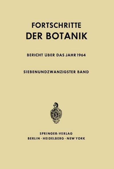 Fortschritte der Botanik