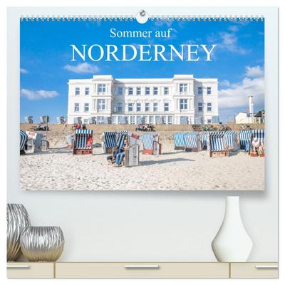 Sommer auf Norderney (hochwertiger Premium Wandkalender 2026 DIN A2 quer), Kunstdruck in Hochglanz