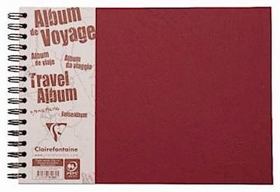 Reisealbum Age Bag A4 quer liniert und blanko 40 Blatt, Rot