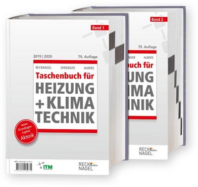 Recknagel - Taschenbuch für Heizung und Klimatechnik 2019/2020 - Basisversion, 2 Bde.