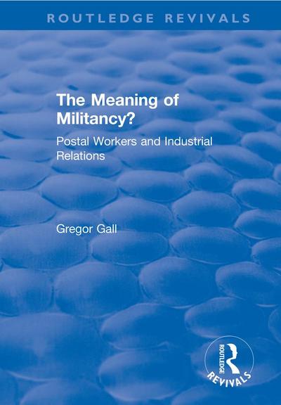 The Meaning of Militancy?