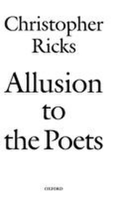 Allusion to the Poets