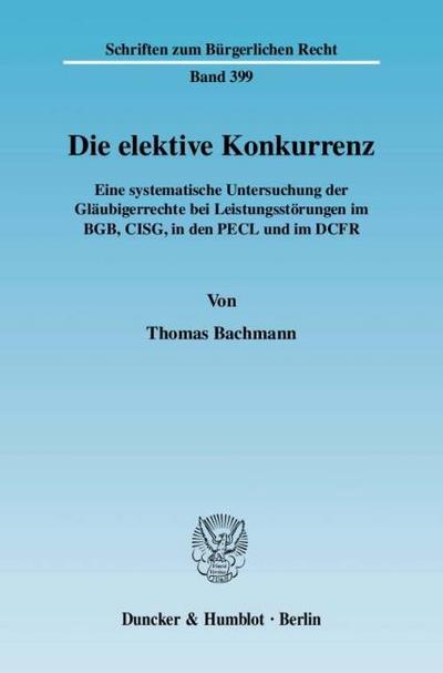 Die elektive Konkurrenz
