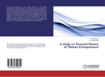A study on financial literacy of Tibetan Entrepreneurs