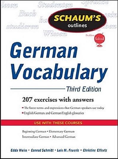 Schaum’s Outline of German Vocabulary, 3ed