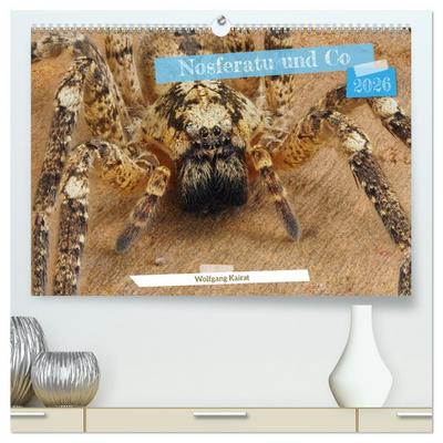 Nosferatu und Co. (hochwertiger Premium Wandkalender 2026 DIN A2 quer), Kunstdruck in Hochglanz
