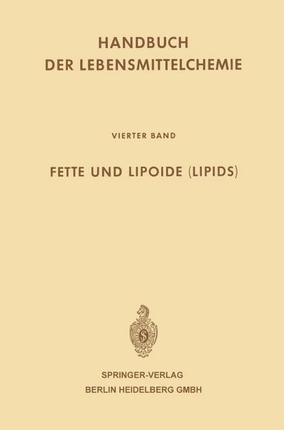 Fette und Lipoide (Lipids)