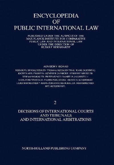 Decisions of International Courts and Tribunals and International Arbitrations