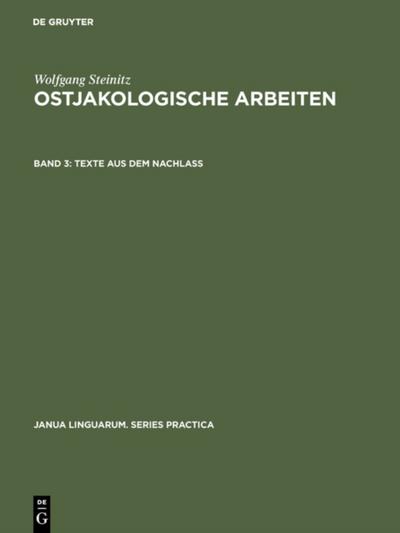 Texte aus dem Nachlass