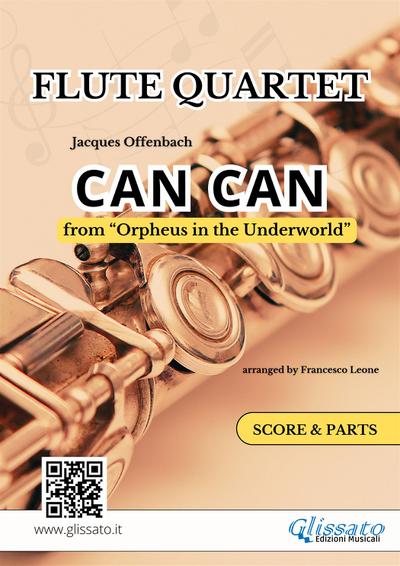 Can Can - Flute Quartet score & parts