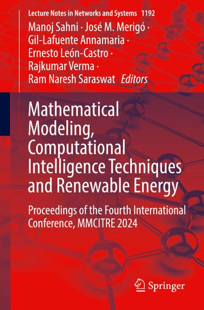 Mathematical Modeling, Computational Intelligence Techniques and Renewable Energy