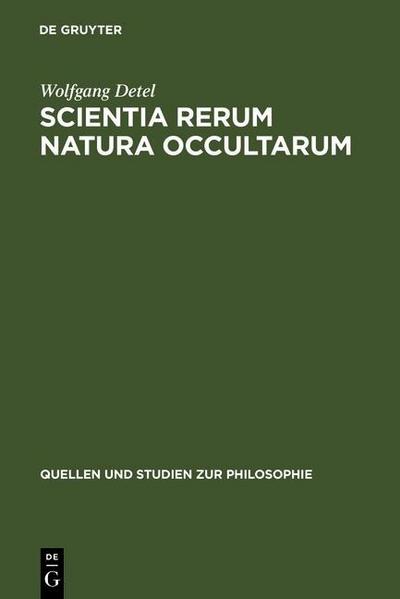 Scientia rerum natura occultarum