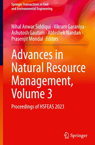 Advances in Natural Resource Management, Volume 3