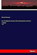 Lists of antiquarian remains in the central provinces and Berar compiled