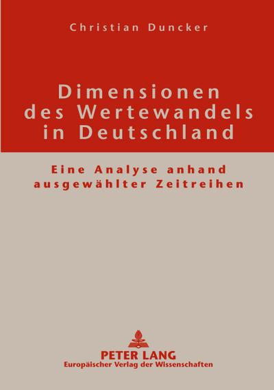 Dimensionen des Wertewandels in Deutschland