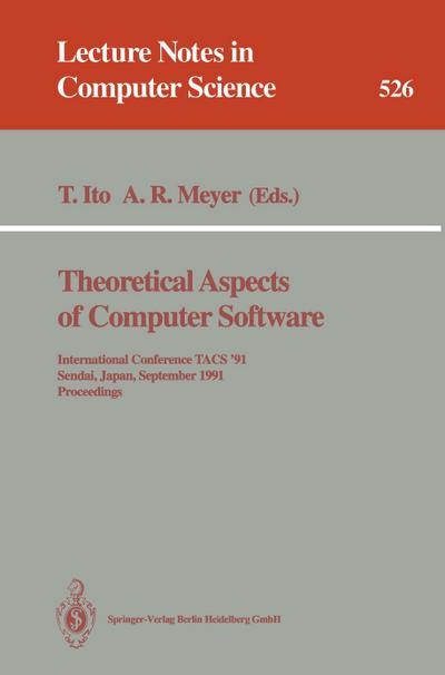 Theoretical Aspects of Computer Software