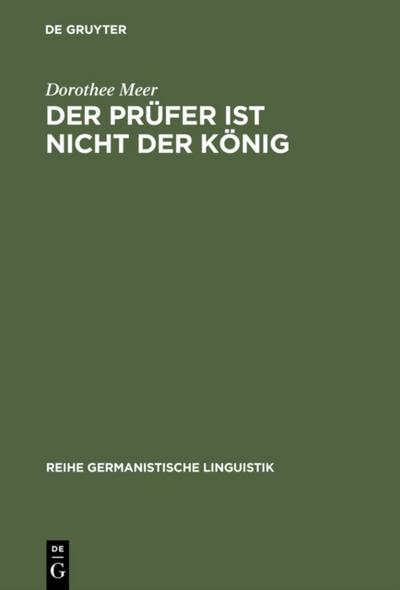 Der Prüfer ist nicht der König