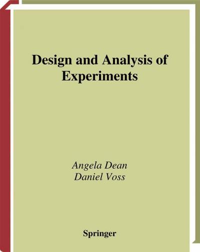 Design and Analysis of Experiments