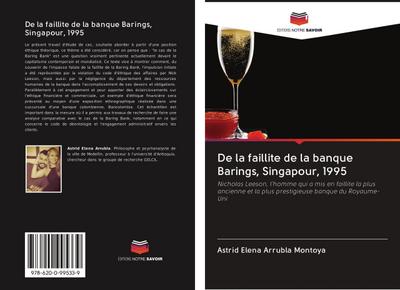 De la faillite de la banque Barings, Singapour, 1995