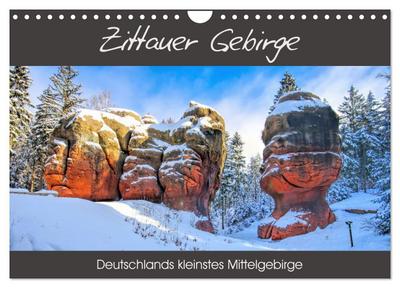 Zittauer Gebirge - Deutschlands kleinstes Mittelgebirge (Wandkalender 2026 DIN A4 quer), CALVENDO Monatskalender