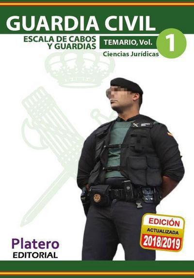 Guardia Civil : escala de cabos y guardias. Temario I