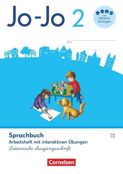 Jo-Jo Sprachbuch 2. Schuljahr - Allgemeine Ausgabe 2024 - Arbeitsheft mit interaktiven Übungen in Lateinischer Ausgangsschrift
