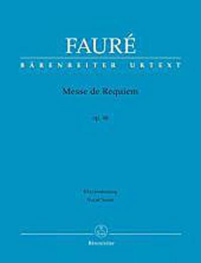 Messe de Requiem op.48, Klavierauszug