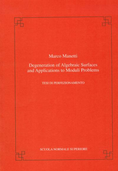 Degeneration of algebraic hypersurfaces and applications to moduli problems